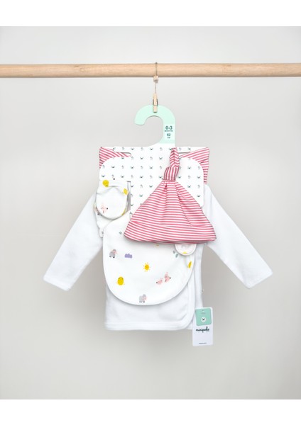 Modadby 5'li Kız Bebek Hastane Çıkışı Hediye Seti fiyatları