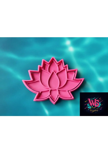Lotus Çiçeği Kurabiye Kalıbı ve Şeker Hamuru Şekillendirici modelleri