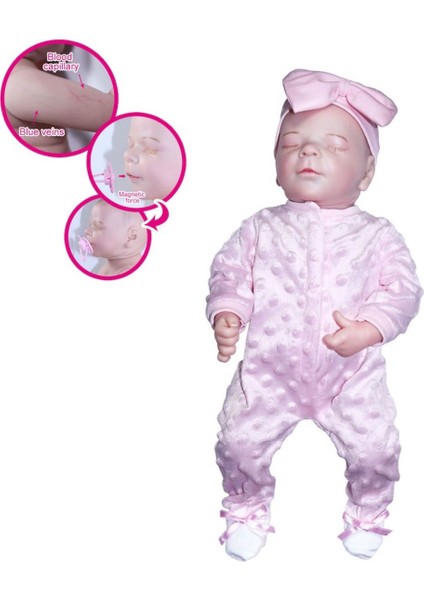 Kutulu 43 cm Aksesuarlı Gerçekçi Bebek (Kapalı Kutu)