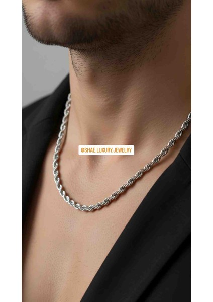 Burgu Zincir Kolye ve Bileklik Paslanmaz Çelik Erkek modelleri