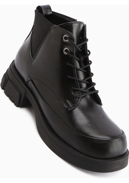 Luisa Siyah Bağcıklı Kadın Bot fiyatları