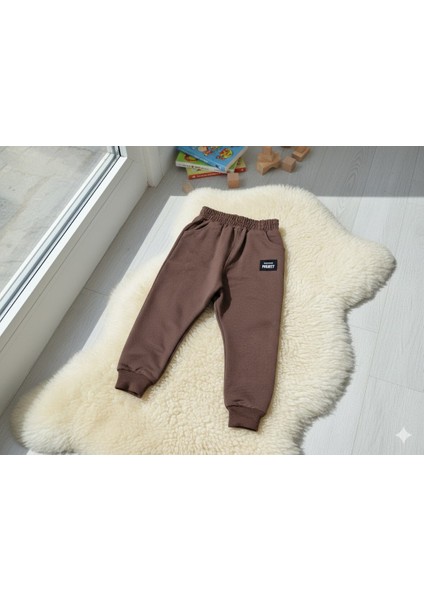 Erkek Çocuk Koyu Kahve Backlsh Baskılı Kapişonlu 2'li Takım 3 Yaş fiyatları