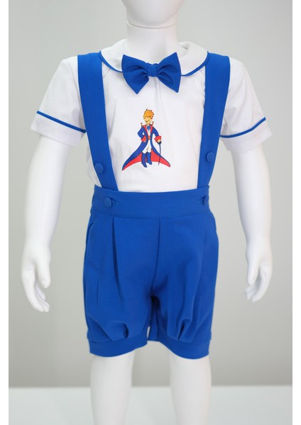 Küçük Prens Şort Salopet Takım