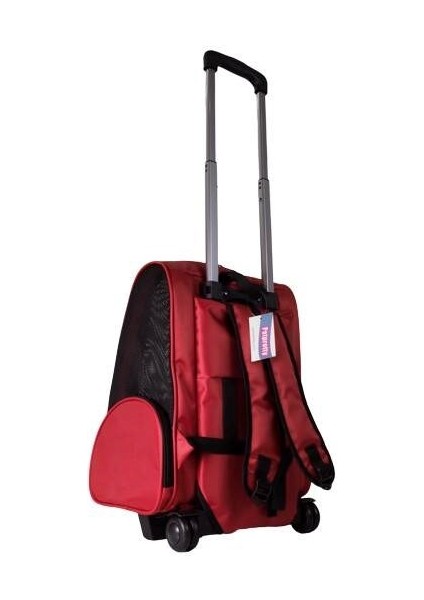 Çekçekli Kedi Köpek Sırt Çantası Kırmızı 32X28X46CM fiyatları