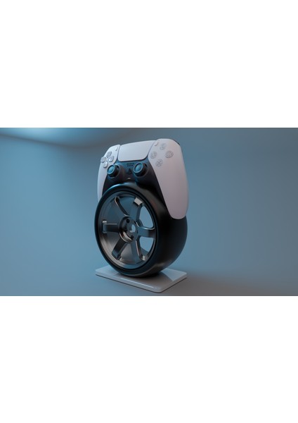 Ps5 Dualsense Uyumlu Araba Lastiği Tasarımlı Stand - Racing Jant Oyun Kolu Tutucu modelleri