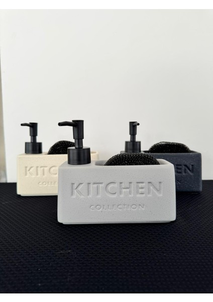 Krem Kıtchen Sabunluk modelleri