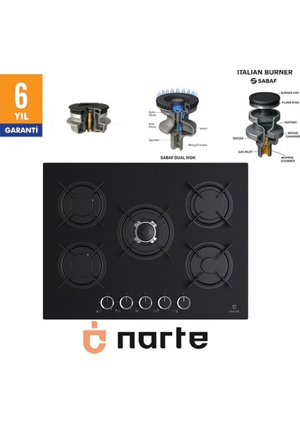 6 Yıl Garantili Ankastre Set( OV401B - CG20070B - H10060BX )