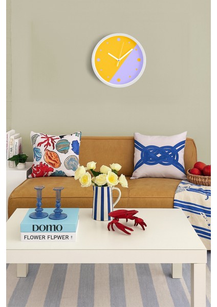 Modern Duvar Saati - 25CM - Önü Camlı Beyaz Kasa - Sessiz Mekanizma fiyatları