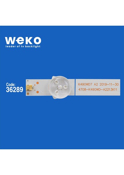WKSET-5869 36289X9 K490WD7 A2 4708-K490WD-A2213K01 9 ADET LED BAR