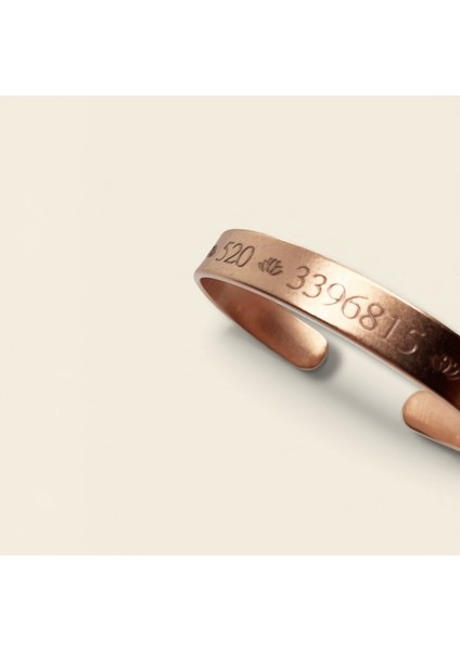 Bakır Numeroloji Bilekliği 520 888 3396815 Sayı Sekansı | Şifa Bolluk Grabovoi Bileziği