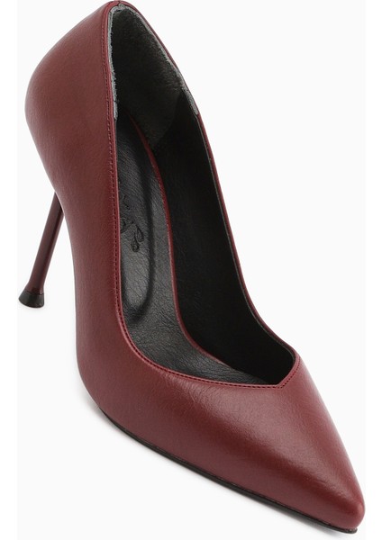 Arya Hakiki Deri Siyah Stiletto Kadın Topuklu Ayakkabı fiyatları