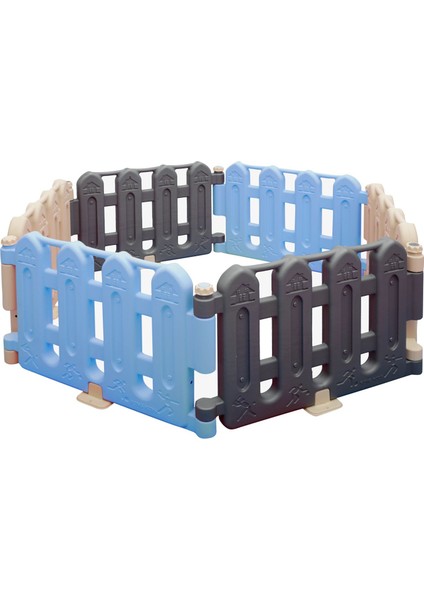 Çocuk Çit Oyun Çiti – Çok Renkli 6 Adet Çit Seti – Çocuk Oyun Alanı ve Top Havuzu