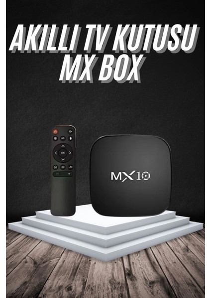 Akıllı Tv Kutusu Mx Box Android 7.1 Tv Kutusu 2.4g Wifi