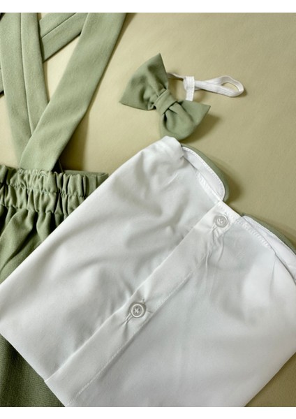 1 Yaş Safari Baskılı Şort Salopet Takım indirimleri