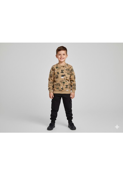 Nazar 3-6 Yaş Kaplan Baskılı 2 Li Erkek Tkm 24458