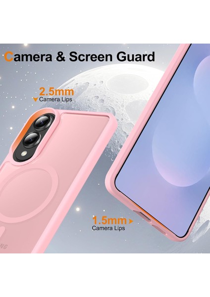 Samsung Galaxy S25 Fe Uyumlu Ekran Koruyuculu Kılıf Magsafe Sarj Destekli Kamera Çıkıntılı Mat Kapak modelleri