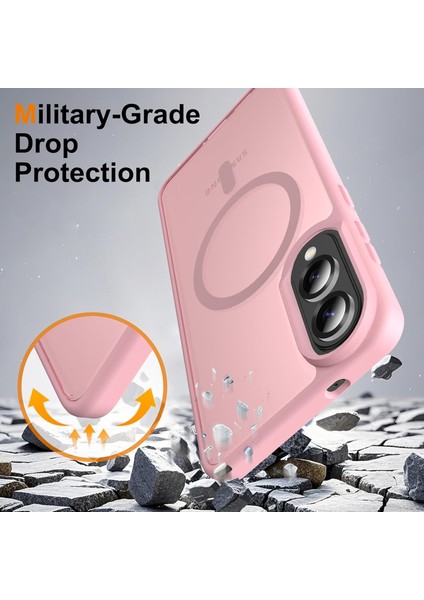 Samsung Galaxy S25 Fe Uyumlu Ekran Koruyuculu Kılıf Magsafe Sarj Destekli Kamera Çıkıntılı Mat Kapak fırsatları