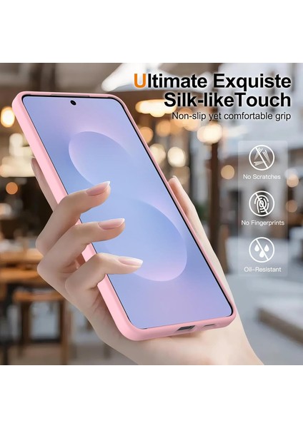 Samsung Galaxy S25 Fe Uyumlu Ekran Koruyuculu Kılıf Magsafe Sarj Destekli Kamera Çıkıntılı Mat Kapak indirimleri