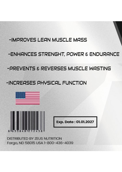 MK-2866 Ostarine Zeus Nutrition 60 Kapsül fiyatları