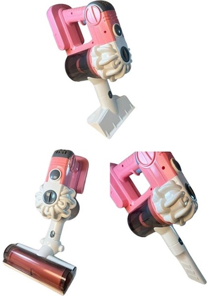 Dyson Model Pilli Sesli 3 Başlıklı Oyuncak Dikey Elektrik Süpürgesi 75 cm Gerçekçi Süpürge fiyatları