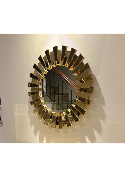 40*100 cm Gold Aynalı Çekmeceli Dresuar Takımı modelleri