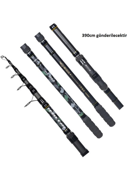 Power Carp 390CM 5 Lbs 100-300GR Teleskopik Sazan Olta Kamışı fiyatları