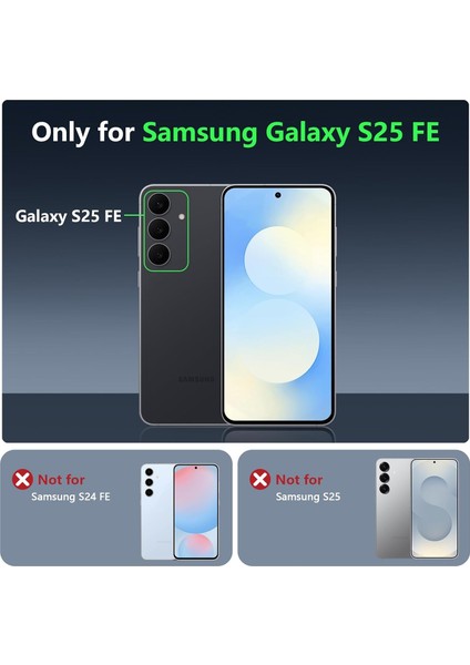 Samsung Galaxy S25 Fe Uyumlu Ekran Koruyuculu Kılıf Magsafe Sarj Destekli Sararmaz Şeffaf Kapak fiyatları