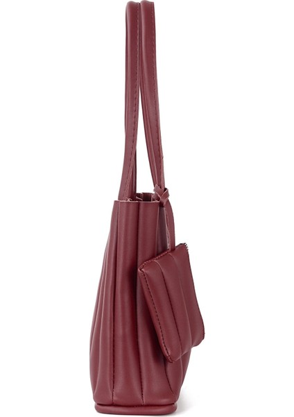 Orijinal Yeni Sezon Özel Tasarım Lüks Yumuşak Deri Mini Cüzdanlı Yavrulu El Kol ve Omuz Çantası modelleri