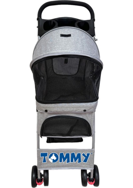 Lvsqvr Tommy Evcil Hayvan Arabası Gri 80.5*45.5*101 Max 15KG