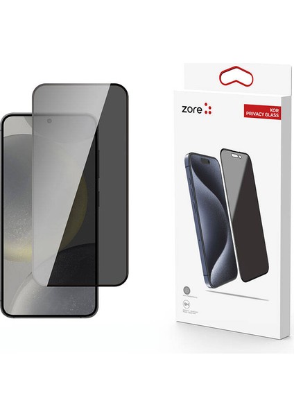 Galaxy S24 Plus Zore Kor Privacy Cam Ekran Koruyucu