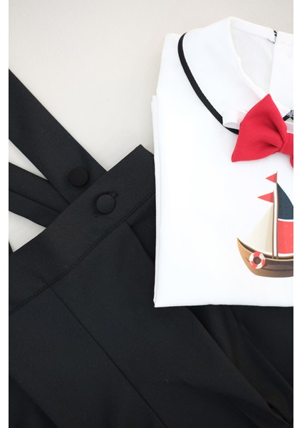 Yelkenli Baskılı Şort Salopet Takım fırsatları