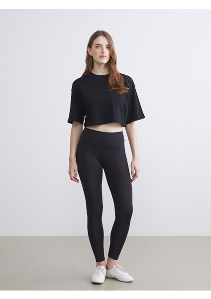 Yeni Sezon Beli Lastikli Kadın Tayt