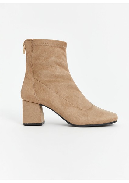 Yeni Sezon Fermuarlı Süet Görünümlü Kadın Bot fiyatları