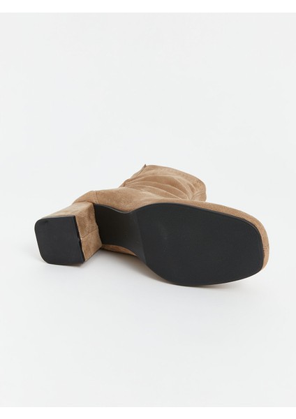 Yeni Sezon Fermuarlı Süet Görünümlü Kadın Bot fırsatları