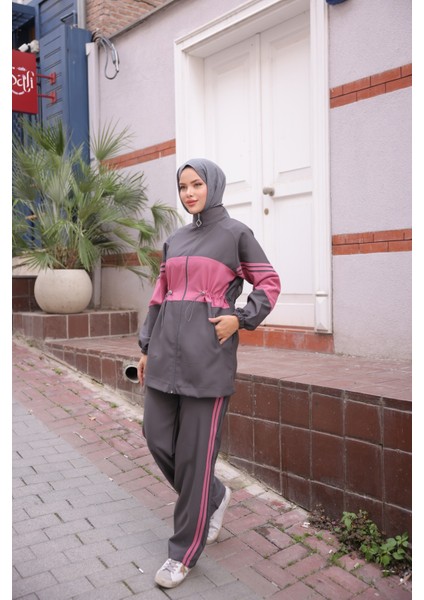 Tesettür Eşofman Takımı Fermuarlı Alt Üst Eşofman Takımı 521 fiyatları