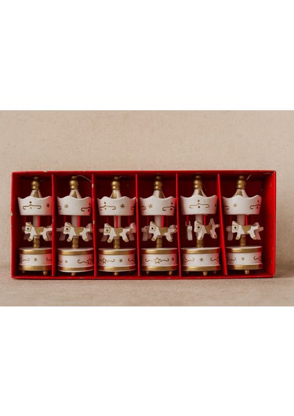 Beyaz 6'lı Atlı Karınca Hediyelik fiyatları