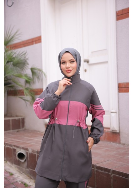 Tesettür Eşofman Takımı Fermuarlı Alt Üst Eşofman Takımı 521 fırsatları