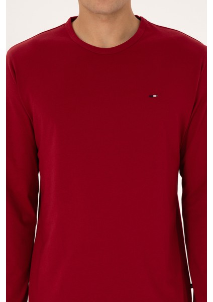 Erkek Bordo Pijama Takım 50318612-VR014