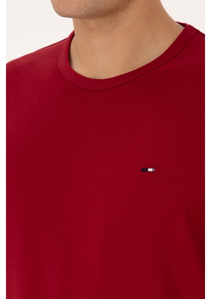 Erkek Bordo Pijama Takım 50318612-VR014