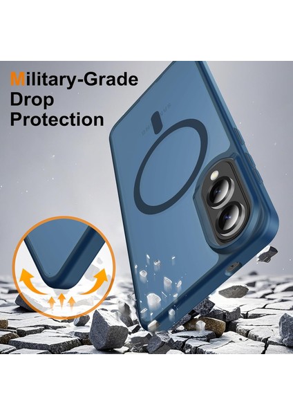 Samsung Galaxy A17 Uyumlu Ekran Koruyuculu Kılıf Magsafe Sarj Destekli Kamera Çıkıntılı Mat Kapak fırsatları