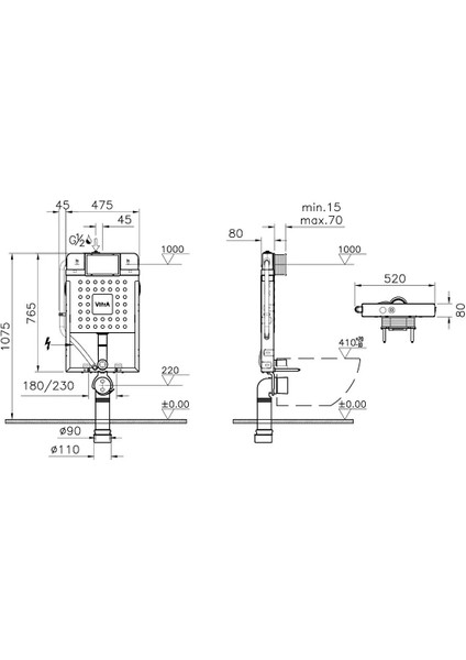 Gömme Rezervuar Seti modelleri