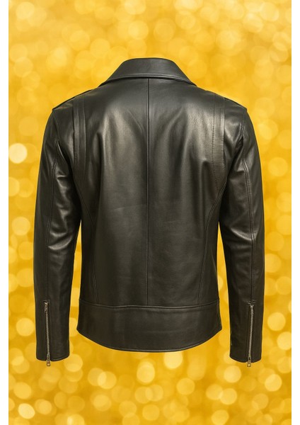 Erkek Hakiki Kuzu Deri Ceket Fermurlı Kemerli Mont fiyatları