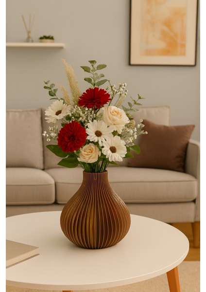 Dekoratif Vazo Sağlıklı Pla ile 3D Yazıcı Özel Üretim | Orta Esnek, Hafif ve Düşmelere Dayanıklı modelleri