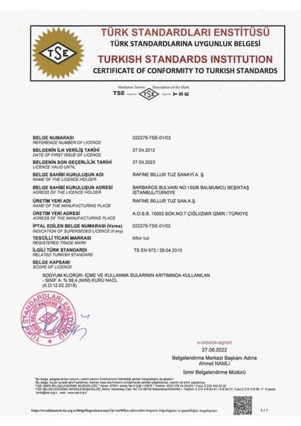 Billur Tablet Tuz 25 kg (Kabinet Yumşatma Sistemine Uygun ) fırsatları