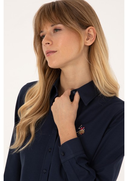 Kadın Lacivert Gömlek Basic 50308043-VR033 fiyatları