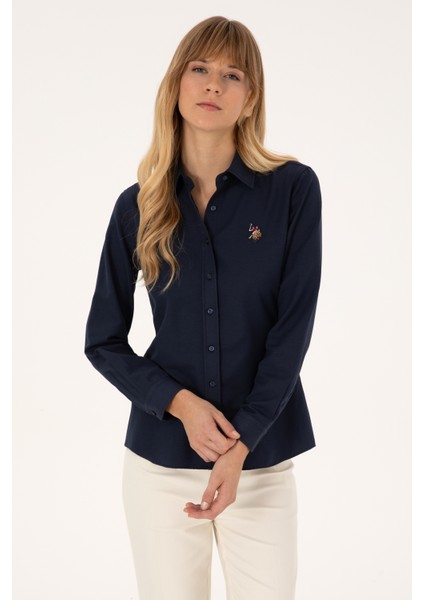 Kadın Lacivert Gömlek Basic 50308043-VR033 modelleri