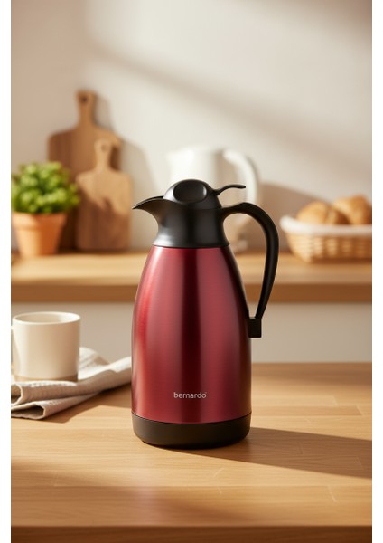 Grandio Çelik Termos Bordo 2 Litre modelleri