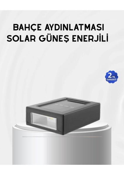 Buğz Güneş Enerjili Su Geçirmez Bahçe Apliği Uzun Ömürlü Led’li