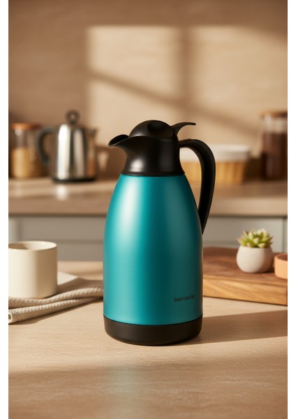 Grandio Çelik Termos Turkuaz 2 Litre