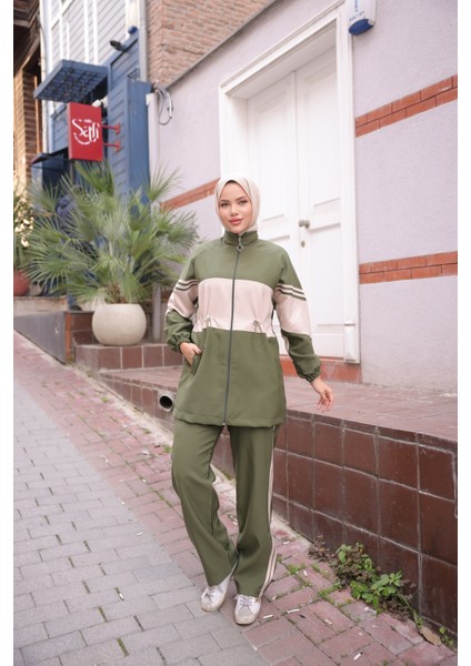 Tesettür Eşofman Takımı Fermuarlı Alt Üst Eşofman Takımı 521 fiyatları